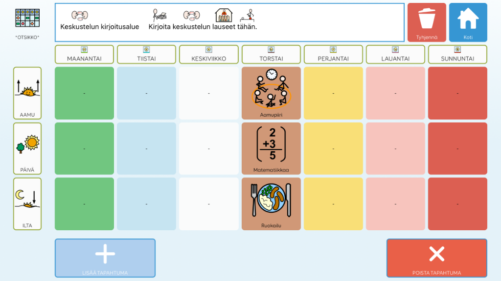 Viikko ohjelma Kuulumiset Tms Online Grids