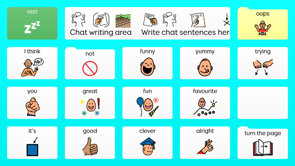 PODD 15 School - Eye Gaze - Online Grids